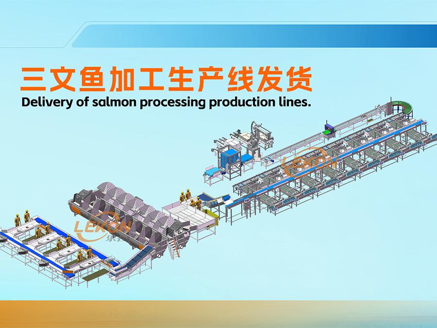 三文鱼加工生产线